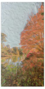 Add a splash of color to your bathroom with the "Autumn at Asticou" towel, featuring the stunning photography of Blaine Stoner. This towel showcases the vibrant fall foliage at the Asticou Azalea Garden, where the warm hues of autumn leaves reflect on the tranquil water. The rich textures and vibrant colors of the photograph bring the beauty of nature right into your home, making it a perfect addition to any bathroom or beach outing. Key Features: Premium Quality Fabric: Crafted from 100% polyester, ensuring softness, absorbency, and durability for everyday use. Detailed, Fade-Resistant Print: The high-resolution image preserves the intricate details and colors of the autumn scene, offering a timeless piece of art on a functional towel. Versatile Size Options: Available in multiple sizes, from hand towels to full beach towels, to suit your needs. Easy Care: Machine washable for effortless maintenance, keeping the towel looking sharp and fresh over time. Perfect for Any Bathroom: Ideal for those who appreciate the beauty of fall and nature photography, adding a touch of seasonal charm to your decor. Perfect for Any Bathroom: Home Décor: Add a touch of autumn beauty to your bathroom with this beautifully artistic towel. Gifting: A thoughtful gift for nature lovers, photography enthusiasts, or fans of Blaine Stoner's work.