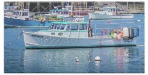 Bring a piece of Maine's maritime charm into your home with the "Miss Amelia" towel. This vibrant towel features a detailed image of the "Miss Amelia" lobster boat, captured in the serene waters of a quaint Maine harbor. The photograph, taken by Blaine Stoner, showcases the iconic beauty of Maine's working waterfronts, with the boat's bright colors reflecting against the calm water. Perfect for adding a coastal touch to your bathroom or kitchen, this towel is both a functional piece and a tribute to Maine's rich fishing heritage. Key Features: High-Quality Material: Made from soft, absorbent fabric that ensures both comfort and durability. Detailed, Fade-Resistant Print: The vibrant colors and fine details of the image are printed in high resolution, ensuring long-lasting vibrancy even after multiple washes. Generous Size: Available in a variety of sizes, providing ample coverage whether used as a bath towel or a kitchen towel. Machine Washable: Easy to care for, simply machine wash and tumble dry to maintain its quality. Perfect for Any Home: Home Decor: Add a splash of coastal color to your bathroom or kitchen with this unique towel. Gifting: A thoughtful gift for boating enthusiasts, coastal living fans, or anyone with a love for Maine's maritime culture. Bring the essence of Maine’s fishing culture into your home with the "Miss Amelia" towel. Photography by Blaine Stoner.