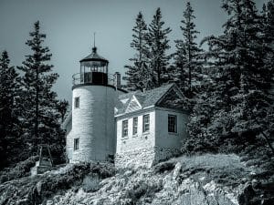 The Bass Harbor Lighthouse